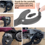 CTcar Outil de retenue pour Arbre à cames, clé à cames du Vilebrequin, pour VW Golf VAG 3036 t10172 Changement de poulie de Cour