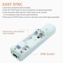 QUMOX Manette pour Wii, Controleur de Mouvement à Distance, Télécommande et Nunchuk, Console Remplacement Compatibles avec Wii e