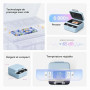 HTVRONT Coque de téléphone Sublimation Machine Bleu PG