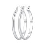 RANKEEF 3 mm de large Boucles d'oreilles femme or,creoles argent femme, creole plaqué or, hypoallergéniques, Boucles d'oreilles 