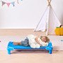 VEVOR Lit de Sieste empilable pour Enfant, 6 pcs, lit de Couchage Portable pour Tout-Petits, 102 x 57 cm, lit de garderie pour E