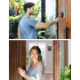 TECKNET Sonnette sans Fil Exterieur Etanche sans Pile, IP65 Étanche Sonnette sans Fil, 3 Récepteur avec Lumière RVB, 60 Mélodies