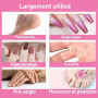 100 Bands de Ponçage pour Embout Ponceuse Ongles, 3.1mm Grain 240 Compatible avec 99% des Ponceuses Avec 2 Mandrins et Coffret -