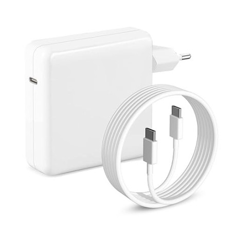 100W USB C Rapide Chargeur Compatible avec MacBook Pro 16/15/14/13 Pouces Air 15/13 Pouces 2024-2018 et Tous Les périphériques U
