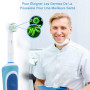 HSYTEK Capuchon Protection Brossette Oral B, Étuis et Couvertures Pour Brosses à Dents Électriques, Pratique Pour Les Voyages et