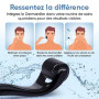 Dermaroller pour Repousse des Cheveux et Barbe – 540 Micro-Aiguilles en Titane Médical, 0,5 mm – Rouleau Microneedling pour Visa