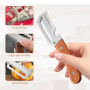 3 Pièces Couteau Eplucheur Legumes, Éplucheur Multifonction 3 En 1, Stainless Steel Peeler, Pour Éplucher, Couper Et Râper Facil