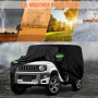 Bâche Voiture Étanche Compatible avec Suzuki Jimny (3 Portes) 1998-2024, Housse de Protection Voiture Extérieur Respirante Contr