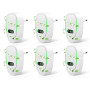 Eirolace Purificateur d'air, Plug in Air Purifier, 6PCS Purificateur d'air à Ions Négatifs, Ioniseur d'air pour Bureau, Chambre,