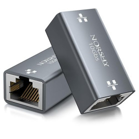 NORSHY Coupleur RJ45 Ethernet 10Gbps, Connecteur RJ45 Femelle vers Femelle, LAN Rallonge Connecteur Adaptateur Réseau Compatible