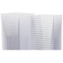 GUILLIN - MOULIPACK VERINE120C SACHET DE 50 Verrine de Forme Pyramidale 12Cl, Polystyrène, Transparent, 5,9 x 5,9 x 5,6 cm, Cris