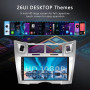 2GB 64GB Android Autoradio pour Toyota Yaris/Vizi 2005-2011 avec sans Fil Carplay Android Auto, Hodozzy Écran Tactile 9 Pouces R