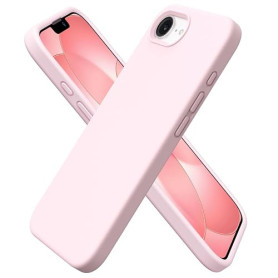 ORNARTO Coque pour iPhone 17e / iPhone 16e (6,1") - Silicone Liquide Anti-Dérapant, Protection Anti-Choc Complète, Intérieur Dou