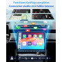 Ancvet CarPlay sans Fil Adapter 2026 Upgrade, Mini 2-en-1 Dongle USB Plug & Play, CarPlay & Android Auto sans Fil pour Voiture, 