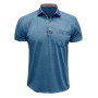 Volemo Polo Homme Manches Courtes Polos Couleur de Contraste Tee Golf T-Shirt Été Regular Fit | Manches Courtes, Tee Golf