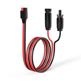 Câble Solaire vers Anderson 10AWG, Câble de Charge Solaire, Connector Anderson 45A pour Centrale Électrique, Panneau Solaire, Gé