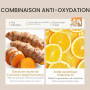 Ensemble de Soins de la Peau au Curcuma et à la Vitamine C, Set de Soin du Visage 5 en 1 pour Femmes avec Nettoyant au Curcuma,