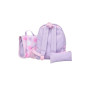 Bluey Ensemble sac à dos 3 pièces pour filles, sac d'école, sac à déjeuner et trousse à crayons – Sac à dos pour enfants, pour l