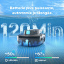 BRINBO (2026 Upgrade) S1PRO Robot Piscine sans Fil, 120 Min d'Autonomie, Nettoyeur de Piscine, Double Moteur Aspirateur Piscine 