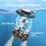 BRINBO (2026 Upgrade) S1PRO Robot Piscine sans Fil, 120 Min d'Autonomie, Nettoyeur de Piscine, Double Moteur Aspirateur Piscine 
