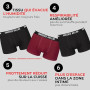Vincenzo Bellini - Boxer Hipster, Lot de 8/12, sous-vêtements Homme Confortables et Respirants, sous-vêtements en Coton, Basic B