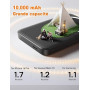 Batterie Externe Magnétique, Power Bank 10000mAh Compatible avec Mag-Safe, 20W Banque de Puissance à Charge Rapide Chargeur Indu