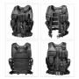 N / C Gilet Tactique Paintball Airsoft - SWAT Modulaire Réglable Veste Pour Chasse À L'extérieur Randonnée
