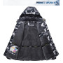 TACVASEN Veste Ski pour Homme Vestes Imperméable Chaudes Polaires Vestes De Randonnée Manteau Épais avec Capuche Amovible
