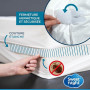 SWEET NIGHT - Housse intégrale Matelas imperméable 90x190 cm | Anti-Punaise de lit et Anti-acariens | Rénove Matelas | Fermeture