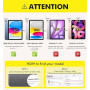 INFILAND Coque pour iPad (A16) 11ème Génération 11 Pouces 2025/iPad 10ème Génération 10,9 Pouces 2022, Étui Housse de Protection
