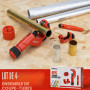 SHALL Lot de 4 coupe-tubes robustes Ø 6-50 mm, mini cutter Ø 3-22 mm, avec 2 outils d'ébavurage, convient pour PVC/aluminium/cui