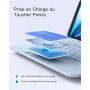 Inateck Coque Clavier pour iPad 11e/10e Gén, pour iPad 10e (10,9")/11e (2025 A16), Air 11" M4/M3/M2, Air 6/5/4e, Pro 11 4e-1re,