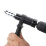 POFET Adaptateur Riveteuse, Kit d'adaptateur de Pistolet à Riveter pour Perceuse électrique sans Fil, Pistolet à Riveter électri