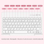 BQSS Coque Clavier pour iPad A16 11/10 Ème Génération(11 Pouces 2025/10.9 Pouces 2022), AZERTY Français, Housse Amovible avec Cl