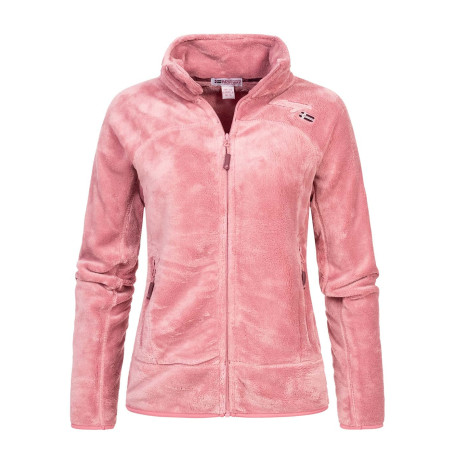 Geographical Norway Upaline Lady - Polaire Fine Femme Chaude Fermure Zip - Veste Automne Hiver Printemps Chaud Femmes - Longues 