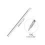 ATOMUS 10pcs Body Piercing Needles 18G Stainless Steel Sterile Disposable Ear Nose Navel Nipple Lip Piercing Needles