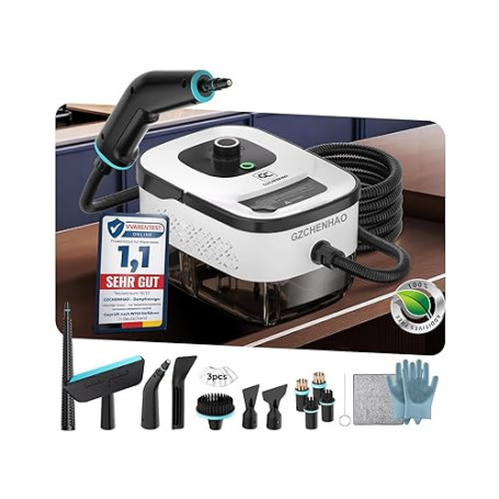18-IN-1 Nettoyeur Vapeur【99,99% Germes Éliminés–Technologie Allemande SPJ】【Vapeur Turbo 9s – Système Intelligent Turbo Steam】Net