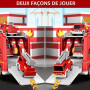 BLmukce Jouet Camion de Pompiers 5 en 1 pour Enfants, Transporteur à Friction avec 4 véhicules de Pompiers, Jouet de 1 2 3 Ans p