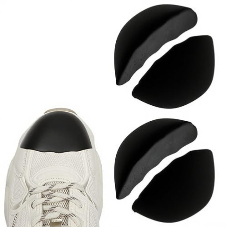 2 Paires Inserts De Remplissage D'orteils Unisexes Respirants Et Doux,D'inserts de Rembourrage D'orteils pour Chaussures Lâches,