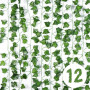 Vinabo Lierre Artificiel Decoration Chambre, 12Pcs 2.1m Faux Lierre Plante Artificielle, Lieres Guirlande pour Chambre,Cuisine,