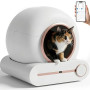 Venkillian Litière Chat Autonettoyante Automatique: Bac Auto-Nettoyant 65L Grande Capacité Protection Intelligente Multi-Capteur