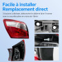 Convitex Feu Arrière Gauche Droit pour Qashqai/Qashqai+2 I (J10, NJ10) SUV 2010-2014, Pièces de rechange 26555-BR00A/26550-BR00A