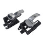 KASturrboo Poignée de Porte pour Nissan Qashqai J10 JJ10 2007-2013 Chromée Poignée Gauche Droite 80671-JD00E 80670-JD00E 2 pièce
