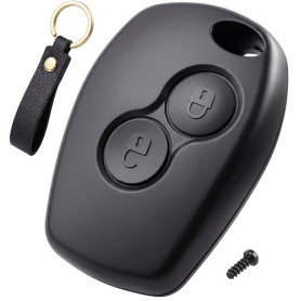 ANGOFIZ Coque Clé Télécommande Compatible avec Renault Clio 3, Master 3, Kangoo 2, Twingo 2, Wind, Trafic 2, Modus pour cle Clio