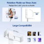 yAyusi Mini Perche à Selfie Extensible, Perche à Selfie Portable de Poche avec Télécommande, Support de Téléphone Compacte pour 