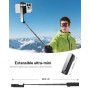 yAyusi Nouvelle Mini Perche à Selfie pour iPhone, Perche à Selfie Portable Extensible en Aluminium avec Télécommande, Perches à 