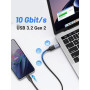 UGREEN Adaptateur USB C vers USB A 3.2 10Gbps OTG Lot de 2 Compatible avec iPhone 17 Pro Max Air 16 15 MacBook Air iMac iPad Gal
