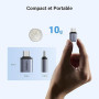 UGREEN Adaptateur USB C vers USB A 3.2 10Gbps OTG Lot de 2 Compatible avec iPhone 17 Pro Max Air 16 15 MacBook Air iMac iPad Gal