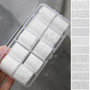 GZMAYUEN 20pcs Transferfolie Nägel Nagelsticker, 15ML Colle Foil Ongle - Avec Dentelle Ongle Nail Art Noir
