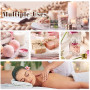 AESHORY Kit Huiles Essentielles Florales Aromathérapie 6x10ML, Huiles Essentielles Florales 100% Naturelle pour Diffuseurs, Apai
